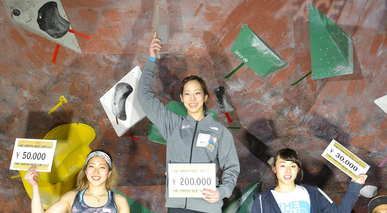 THE NORTH FACE CUP 2017女子は野口啓代、男子は楢崎智亜が初優勝！