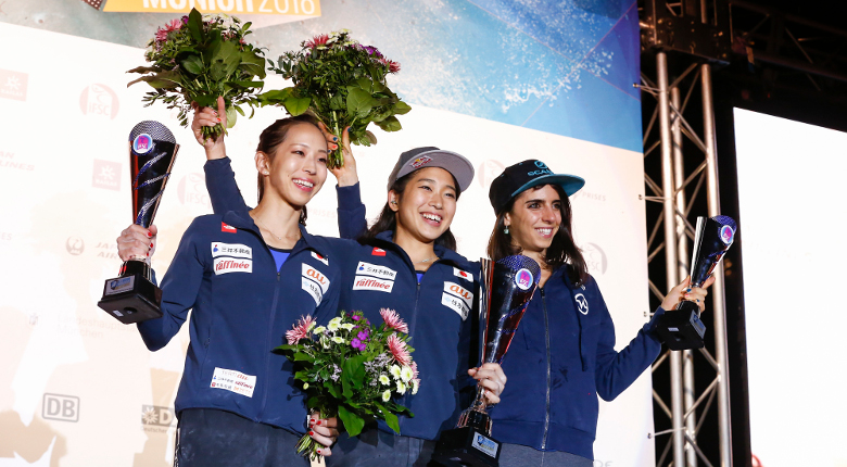 野中生萌、野口啓代との接戦を制し初の年間女王に輝く／ボルダリングW杯2018最終戦 ミュンヘン大会