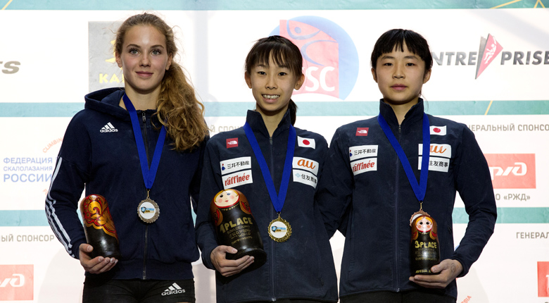 CLIMBERS          川又玲瑛、谷井菜月が金！ 日本勢が新たに4つのメダルを獲得／IFSC世界ユース選手権2018【ボルダリング／ユースB】伊藤ふたば、表彰台は死守するも大会連覇ならず／IFSC世界ユ...楢崎明智が優勝！ 原田海も3位に／IFSC世界ユース選手権2...IFSC世界ユース選手権2018モスクワ大会が本日より開幕杉本怜、5年ぶり2度目のW杯制覇！／ボルダリングW杯2018...大政涼が日本男子初のスピードW杯表彰台　3位で銅メダル獲得【スピードW杯2023...スポーツクライミングの2023年主要大会スケジュールシューベルトが男子通算最多23勝目　安楽6位、小俣8位、谷井6位【リードW杯20...W杯リード第2戦、スピード第4戦がヴィラールで今日から開催大場美和、土肥圭太、中村真緒らが実況解説　7/1の「ファイテン×マムート ユース...THE CLIMAX ～ IFSC Bouldering Worldcup 2022 ～              CLIMBERS