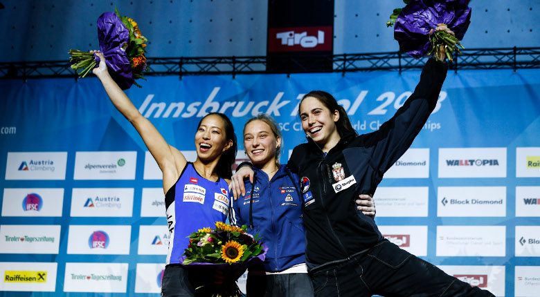 野口啓代が世界2位に輝く／IFSCクライミング世界選手権2018【女子ボルダリング】