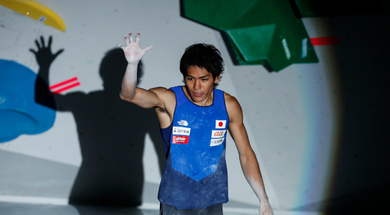 楢崎智亜がトップ通過。コンバインド予選出場の男女各20名が決定／IFSCクライミング世界選手権2019八王子