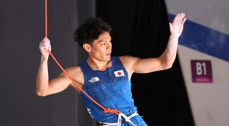 4位の楢崎智亜「残念」も「選手の登りで喜んでもらえたら」【東京五輪 男子決勝】