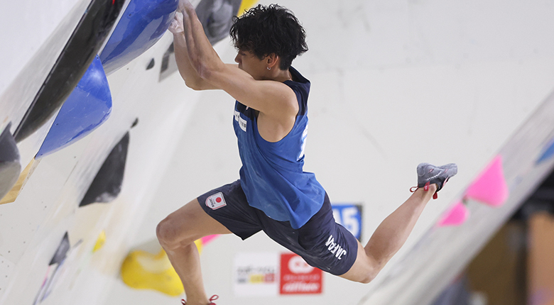 楢崎智亜「もちろん優勝を目指す」【ボルダーW杯2023 第1戦八王子大会】男子予選後の選手コメント