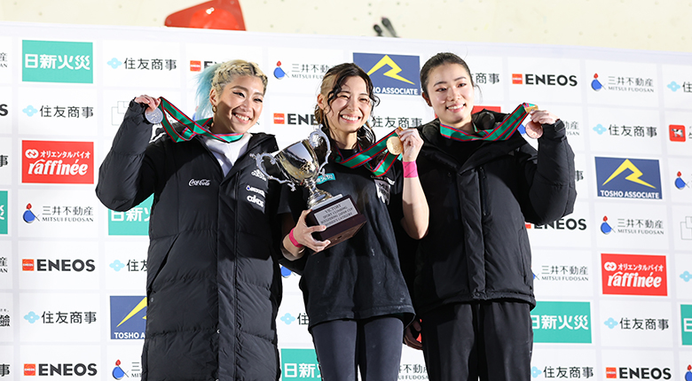 新女王誕生！ 中村真緒が全ラウンド1位で戴冠【ボルダージャパンカップ2024】