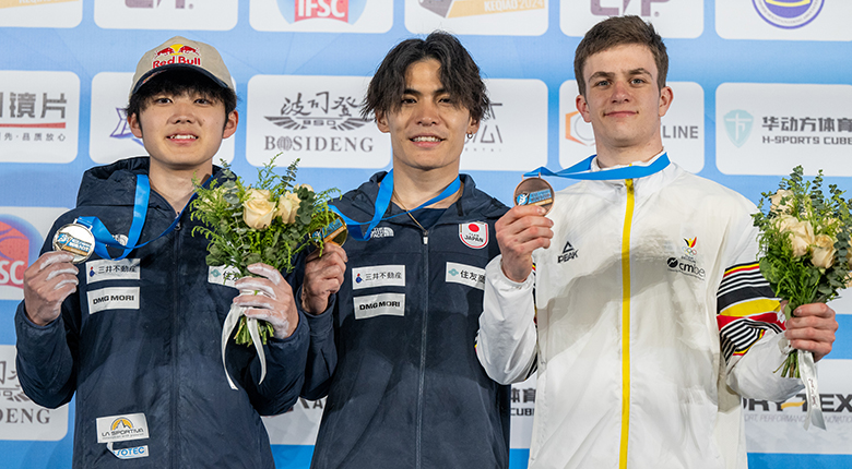 楢崎智1位、安楽2位　五輪代表が開幕戦でワンツーフィニッシュ【ボルダーW杯2024 第1戦柯橋大会】