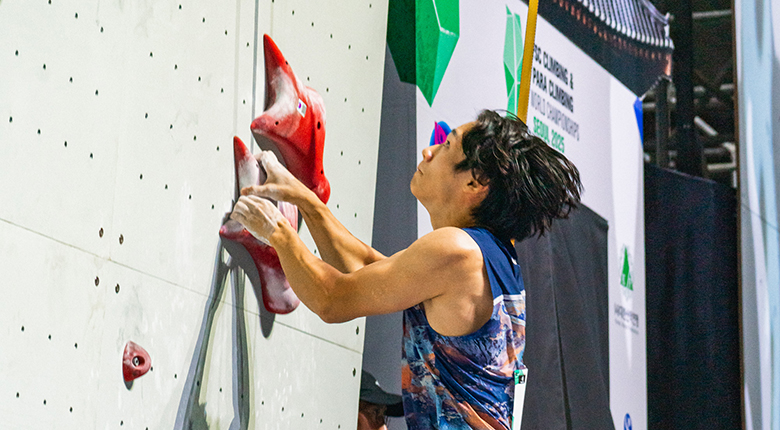 藤野柊斗「まだまだ練習が必要」【クライミング世界選手権｜男子スピード選手コメント】