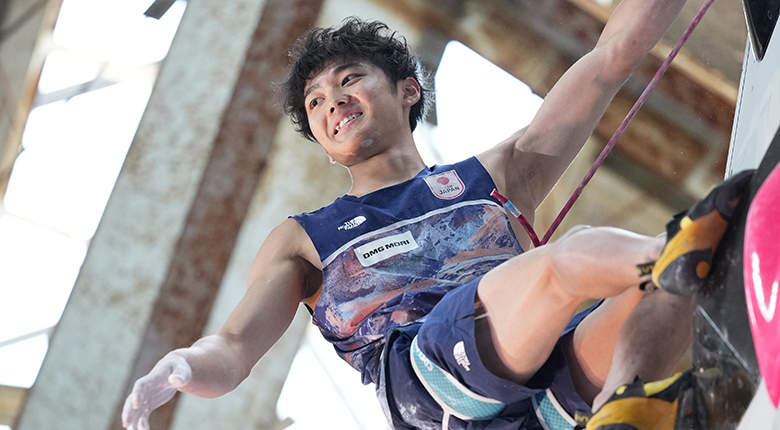 安楽宙斗「チームのために協力し合うのがとても面白い」【IFSCクライミンググランドファイナルズ福岡2025｜リード予選 選手コメント】